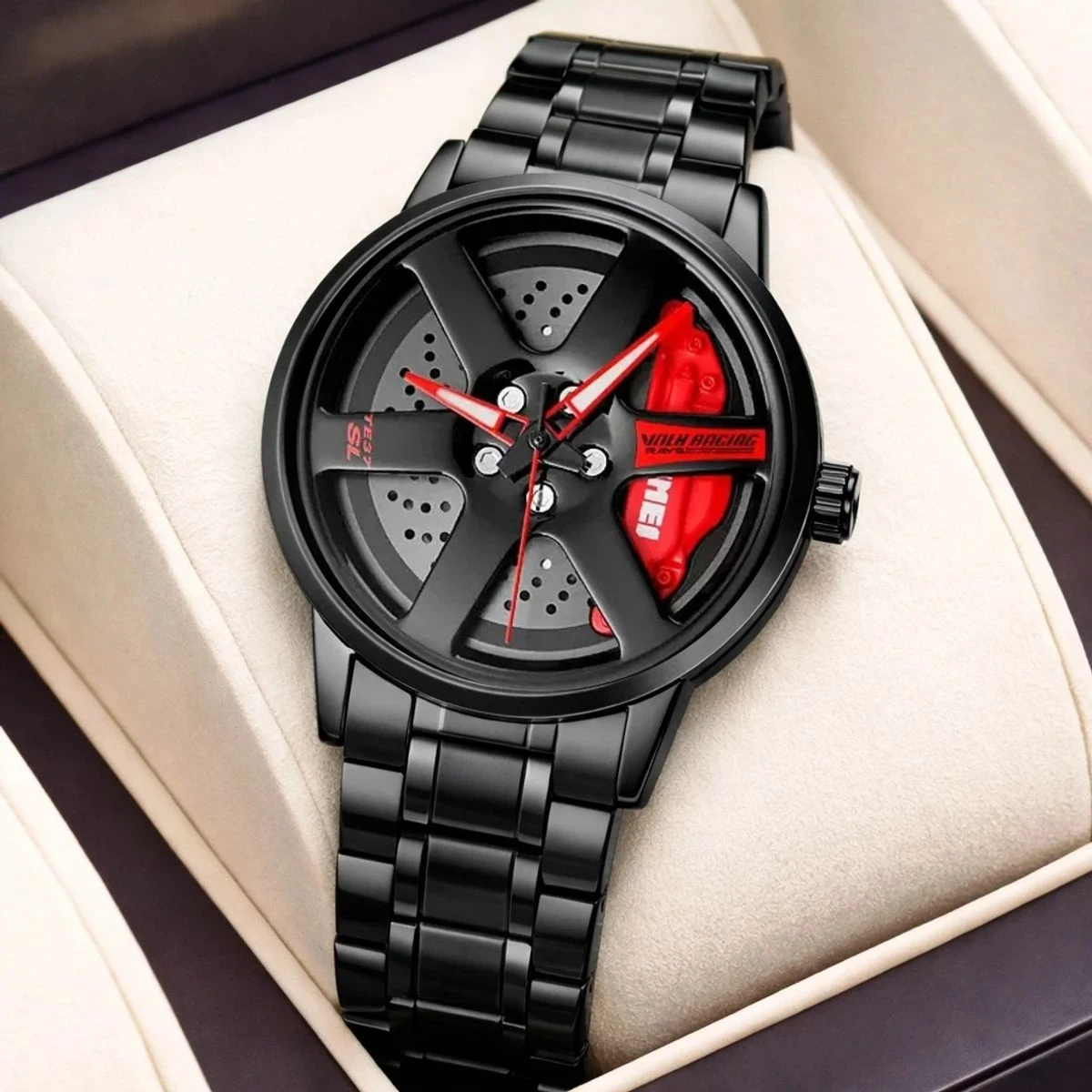 SKMEI WATCH  MODEL 1787  CHAIN BLACK  DIAL  BLACK OR RED COLOUR WATCH FOR  MAN + এক পিস ব্যাটারি ফ্রি