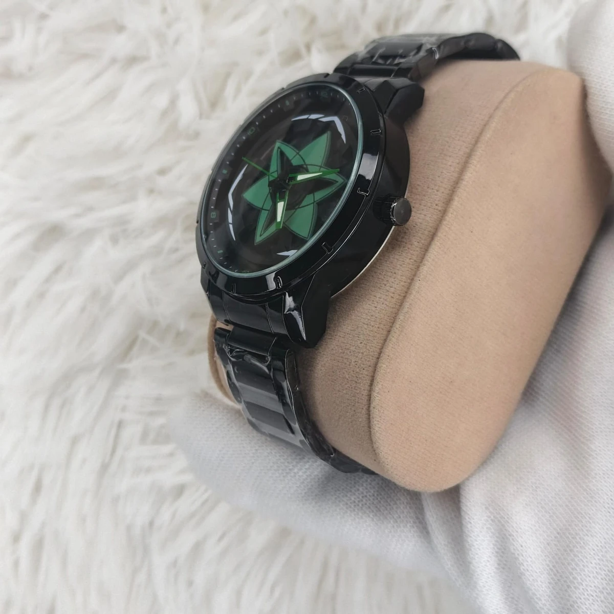 NEW STAR WATCH MODEL 3030 CHAIN BLACK DIAL BLACK OR GREEN COLOUR WATCH FOR MAN + এক পিস ব্যাটারি ফ্রি