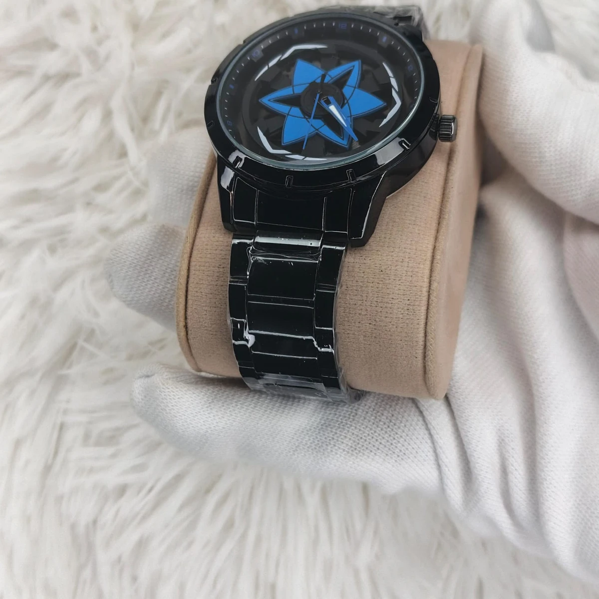NEW STAR WATCH MODEL 3030 CHAIN BLACK DIAL BLACK OR BLUE COLOUR WATCH FOR MAN + এক পিস ব্যাটারি ফ্রি