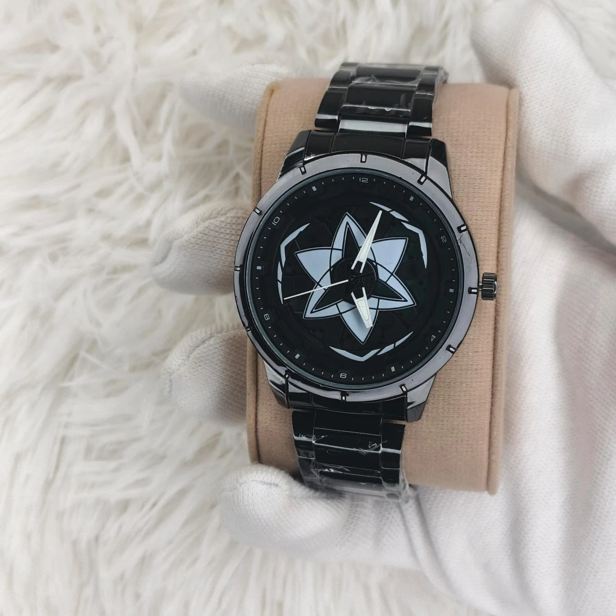 NEW STAR WATCH MODEL 3030 CHAIN BLACK DIAL BLACK OR WHITE COLOUR WATCH FOR MAN + এক পিস ব্যাটারি ফ্রি