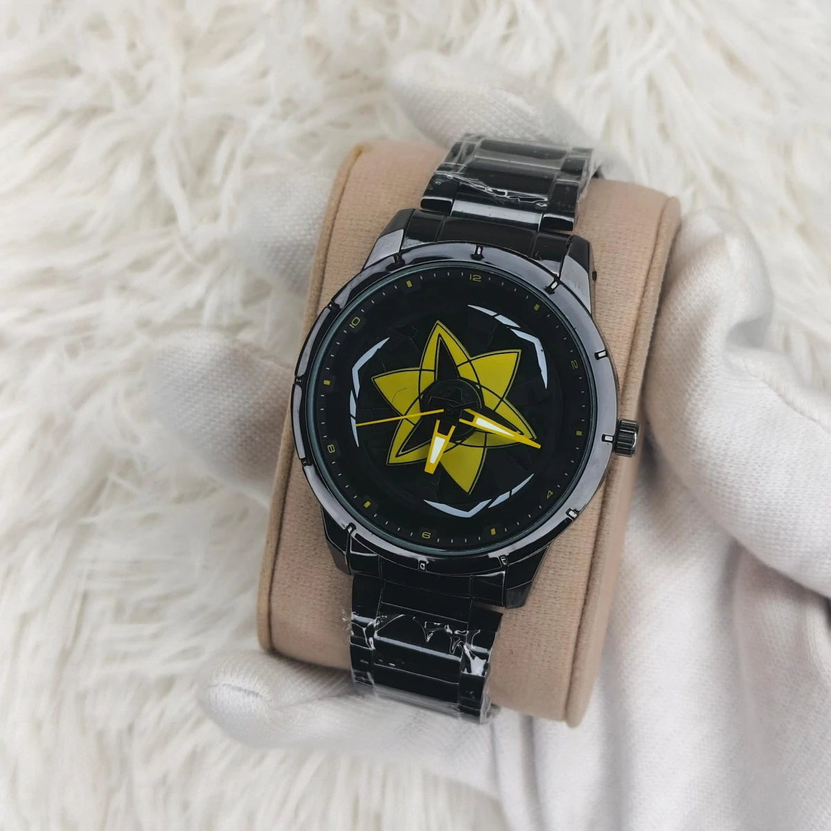 NEW STAR WATCH MODEL 3030 CHAIN BLACK DIAL BLACK OR YELLOW COLOUR WATCH FOR MAN + এক পিস ব্যাটারি ফ্রি