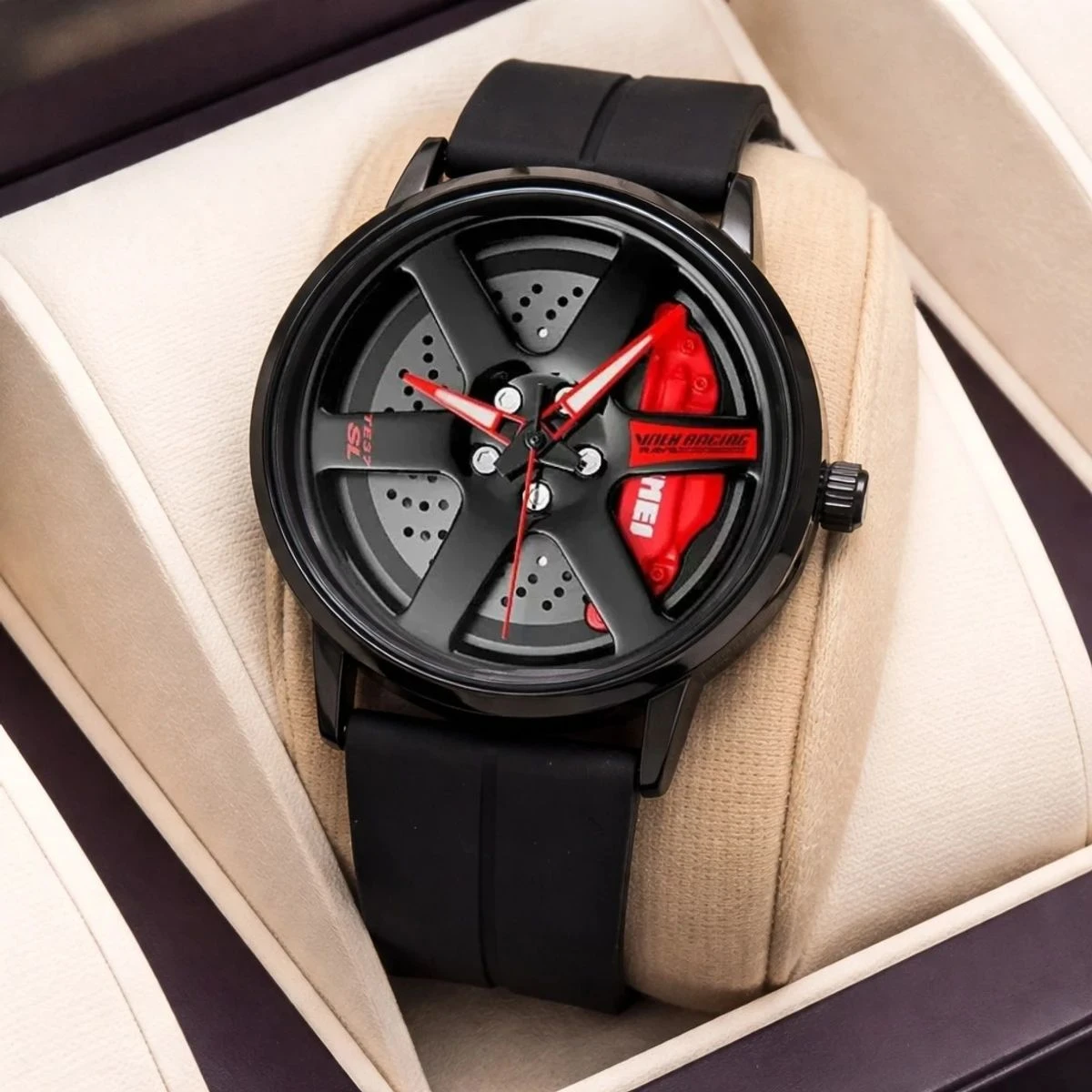 SKMEI WATCH MODEL 1787 BELT  BLACK DIAL BLACK OR RED COLOUR WATCH FOR MAN + এক পিস ব্যাটারি ফ্রি