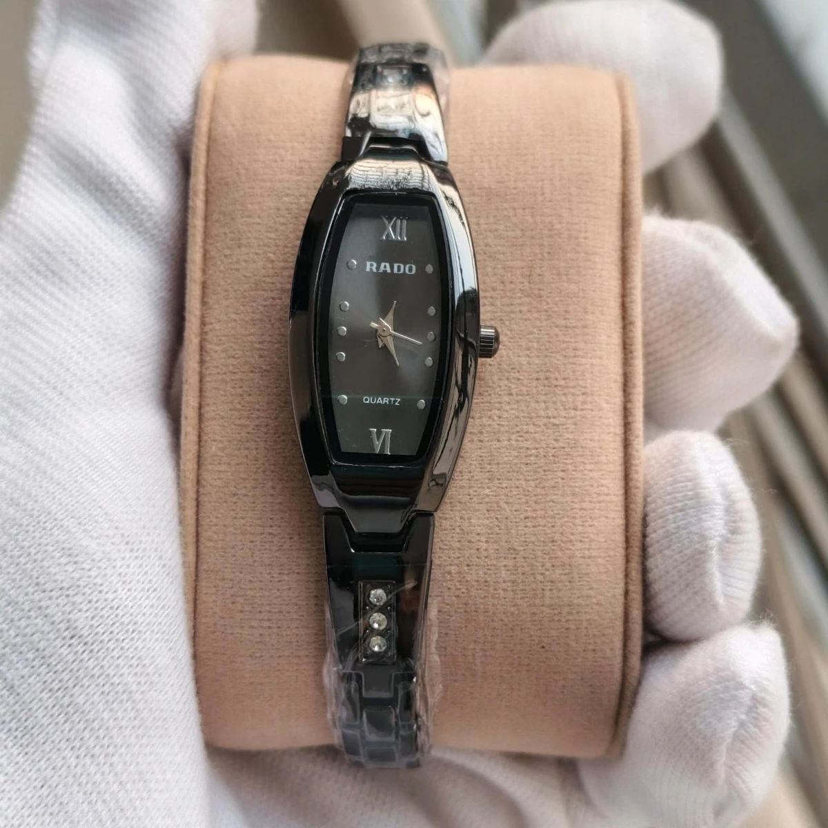 Rado Ladis Watch Model 6090 Full Black  Colour Watch Ladis