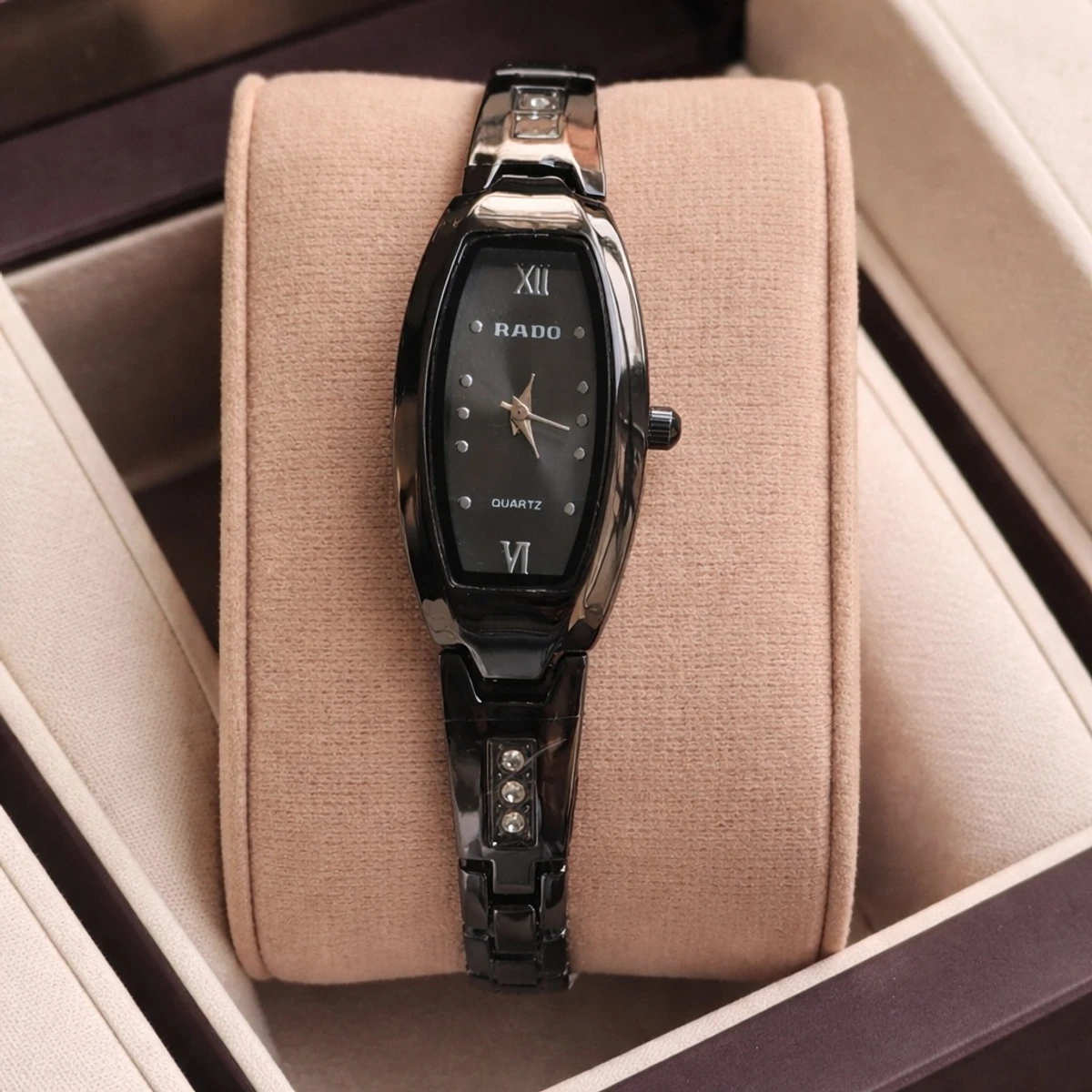 Rado Ladis Watch Model 6090 Full Black  Colour Watch Ladis