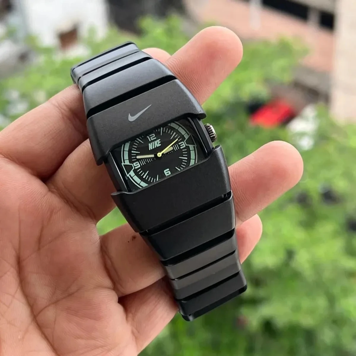 Premium Unisex Stylish Watch – Luxury Design - Nike Watch Model 9090 Full Black Colour  Dial Black Or White - এক পিস ব্যাটারি ফ্রি