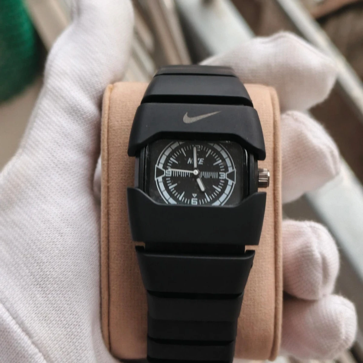 Premium Unisex Stylish Watch – Luxury Design - Nike Watch Model 9090 Full Black Colour  Dial Black Or White - এক পিস ব্যাটারি ফ্রি