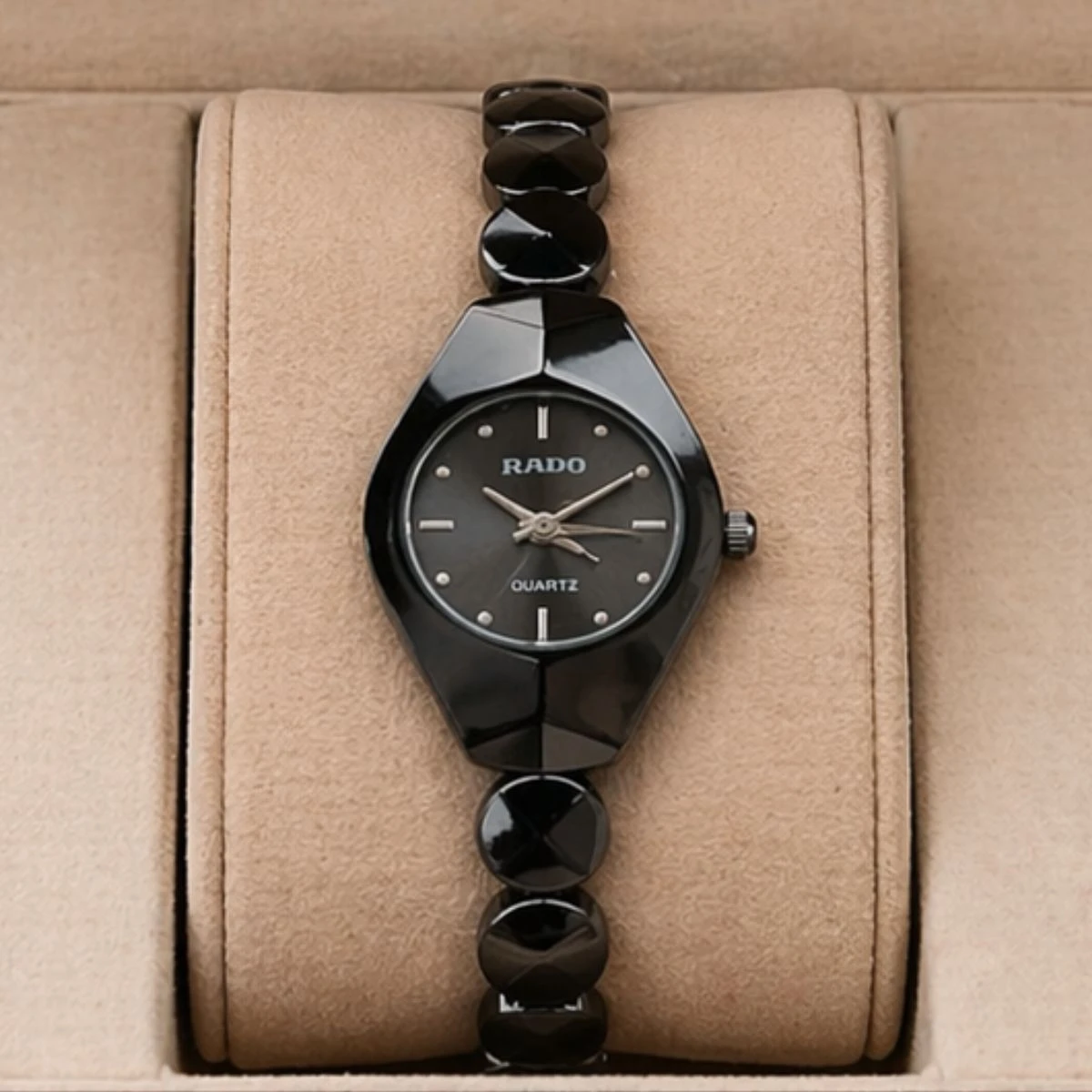 Rado Ladis Watch Model 5590 Full  Black Colour Watch Ladis
