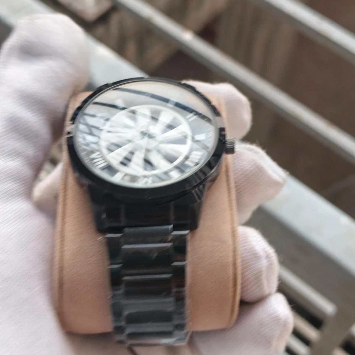 V9 WATCH MODEL 3040 CHAIN BLACK DIAL BLACK OR WHITE COLOUR WATCH FOR MAN + এক পিস ব্যাটারি ফ্রি