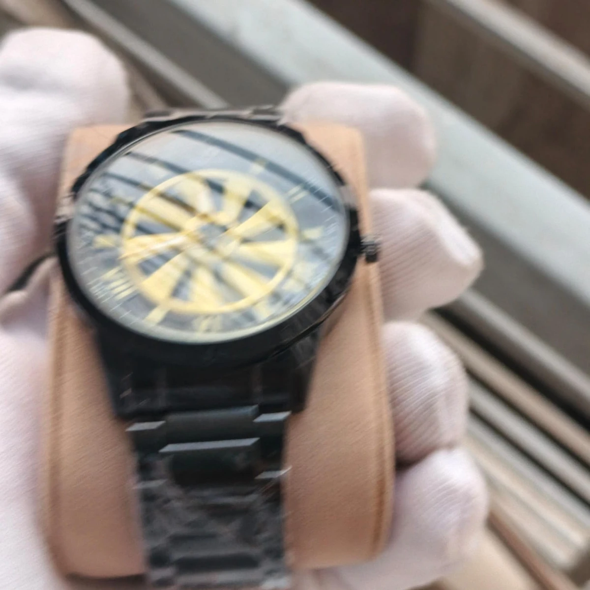 V9 WATCH MODEL 3040 CHAIN BLACK DIAL BLACK OR YELLOW COLOUR WATCH FOR MAN + এক পিস ব্যাটারি ফ্রি