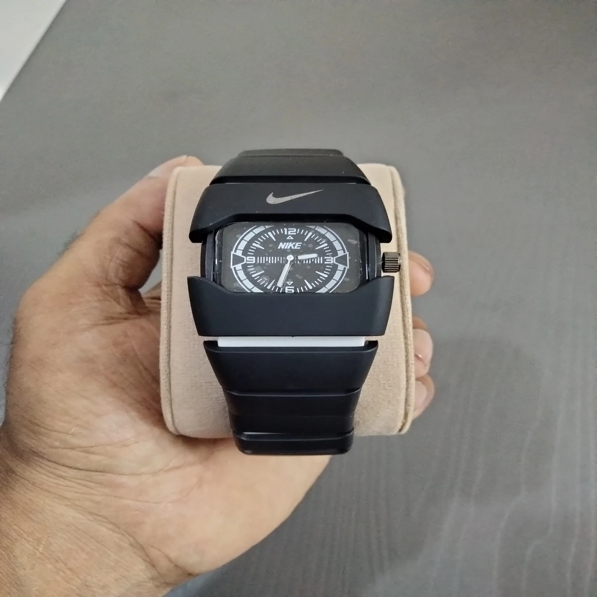 Premium Unisex Stylish Watch – Luxury Design - Nike Watch Model 9090 Full Black Or White  Colour Dial Black Or White  - এক পিস ব্যাটারি ফ্রি