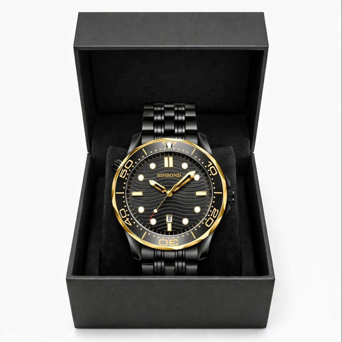 ORIGINAL BINBOND MODEL 560 WATCH FULL  BLACK COLOUR