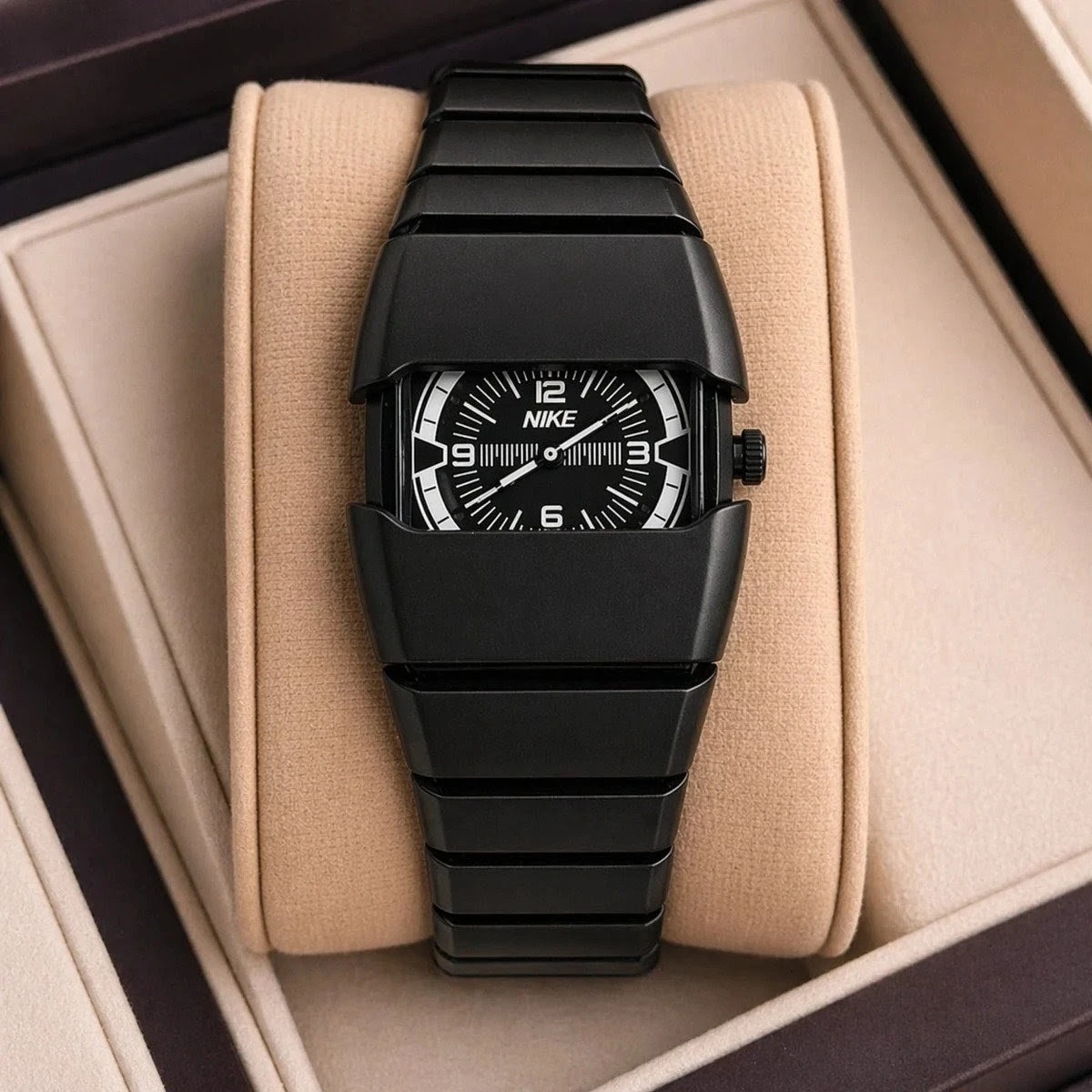 Premium Unisex Stylish Watch – Luxury Design - Nike No Logo Watch Model 9090 Full Black Colour Dial Black Or White - এক পিস ব্যাটারি ফ্রি