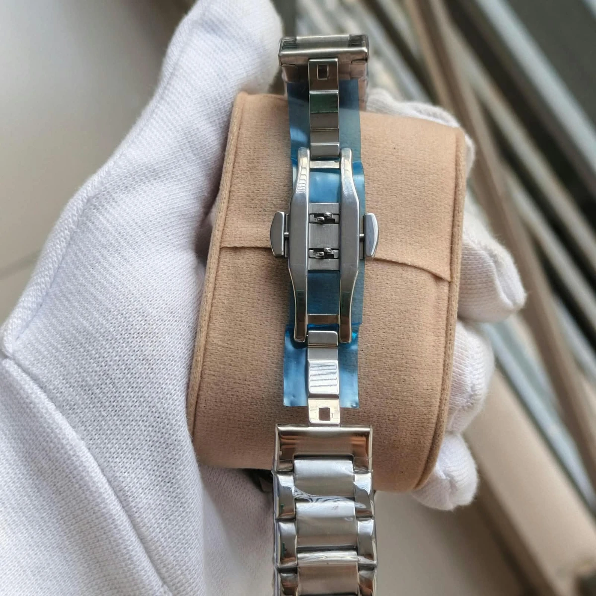 CRRJU MODEL 5003 Man’s Premium Quality Watch Silver Chain Dial Blue Cooler Man Watch