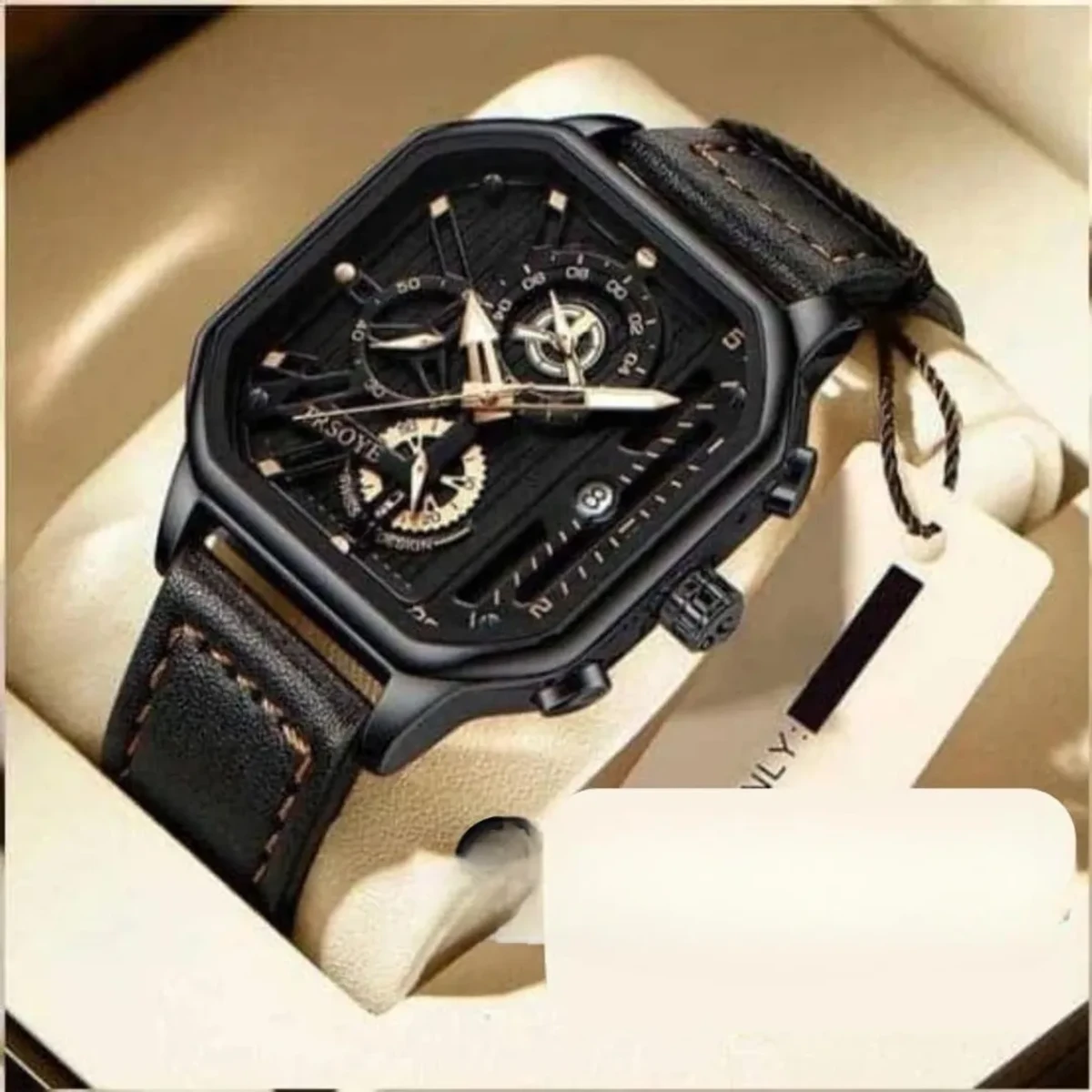 TRSOYE WATCH  FULL BACK COLOR WATCH DIAL AR KATA GULO GOLDEN HOBE DATE SHOHO HOBE