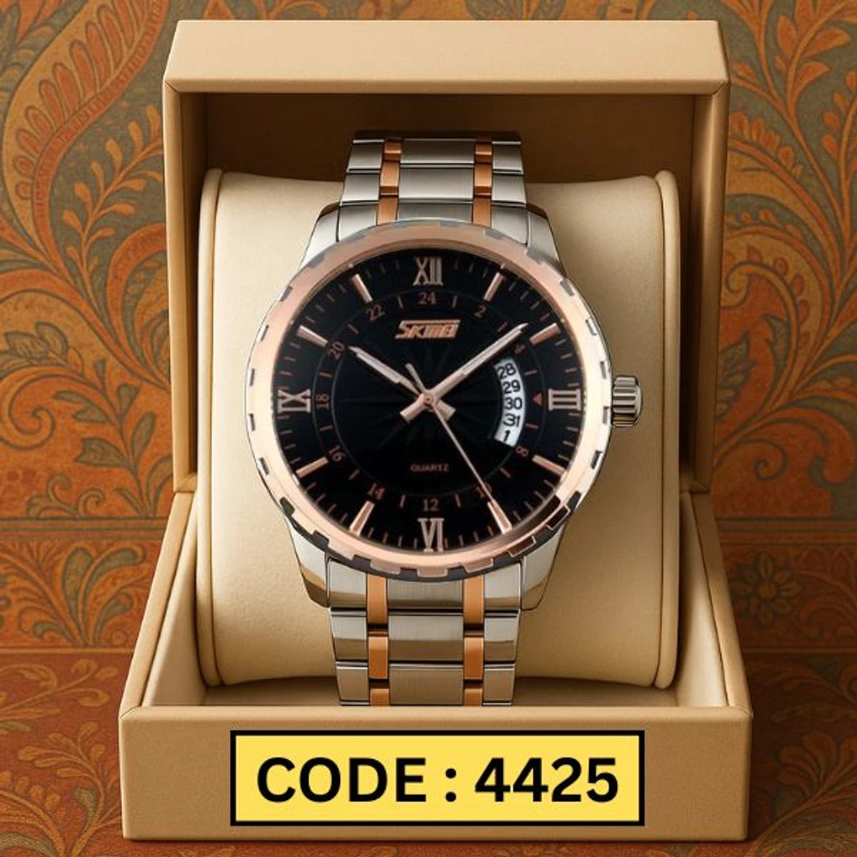 SKMEI WATCH MODEL 9069 TOTON AR DIAL BLACK  COLOUR WATCH FOR MAN