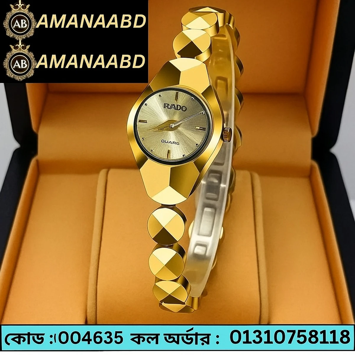 Rado Ladis Watch Model 5590 Full Golden Colour Watch Ladis