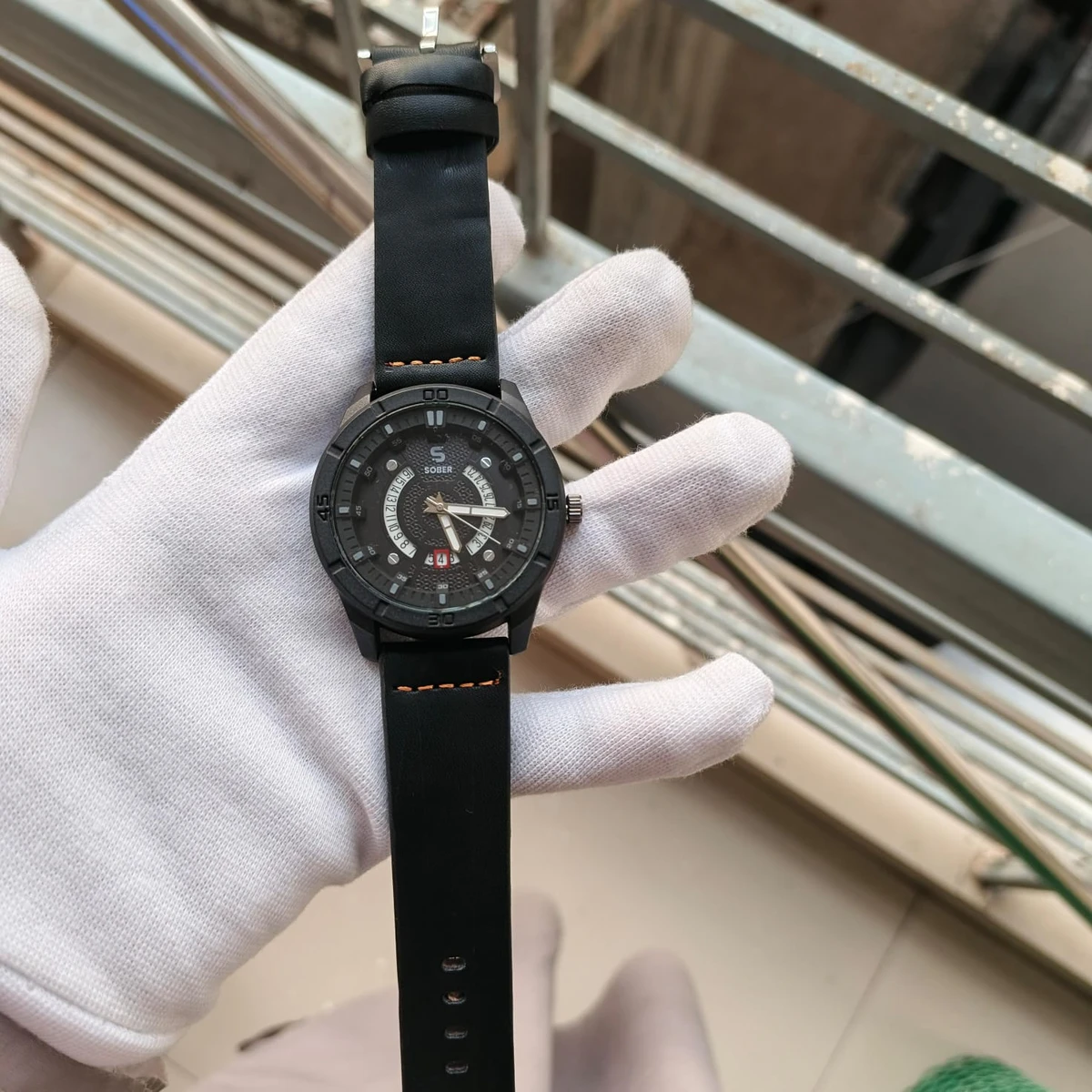 Sober Watch Model 995 Premium Watch Full Black Colour Watch For Man