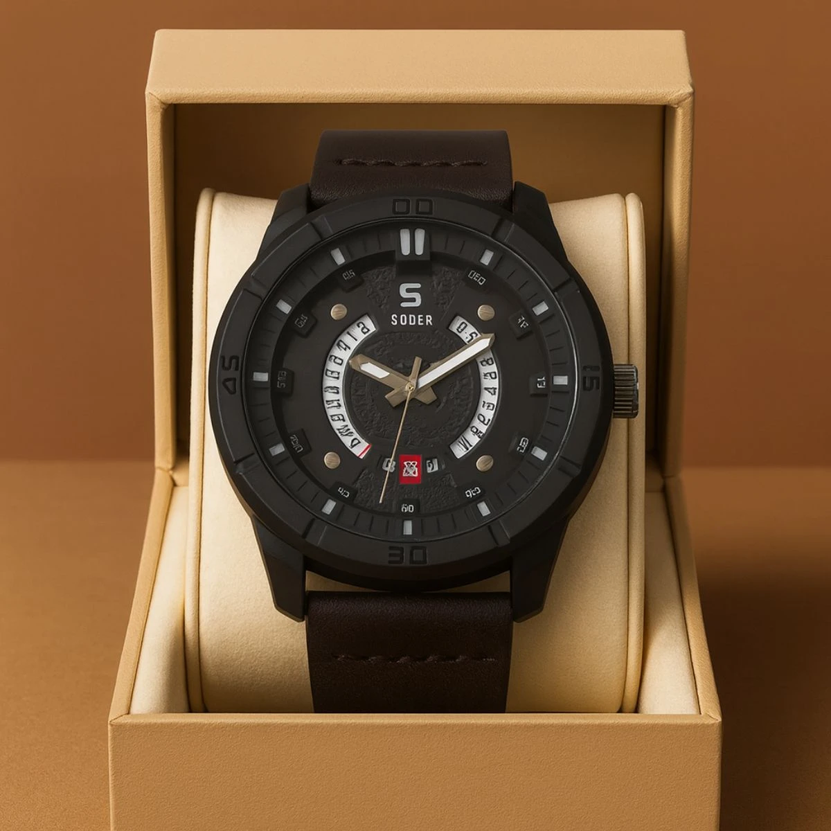 Sober Watch Model 995 Premium Watch Full Black Colour Watch For Man