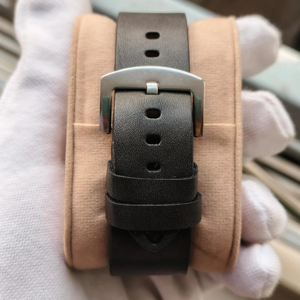 Sober Watch Model 995 Premium Watch Belt Ash Dial Black Colour Watch For Man