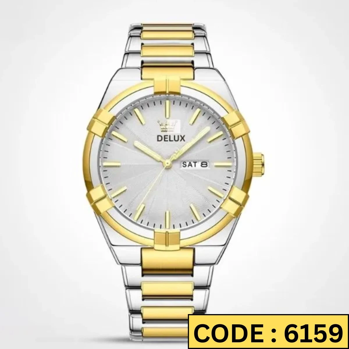 DELUX WATCH MODEL 2250 TOTON AR DIAL WHITE COLOUR WATCH FOR MAN