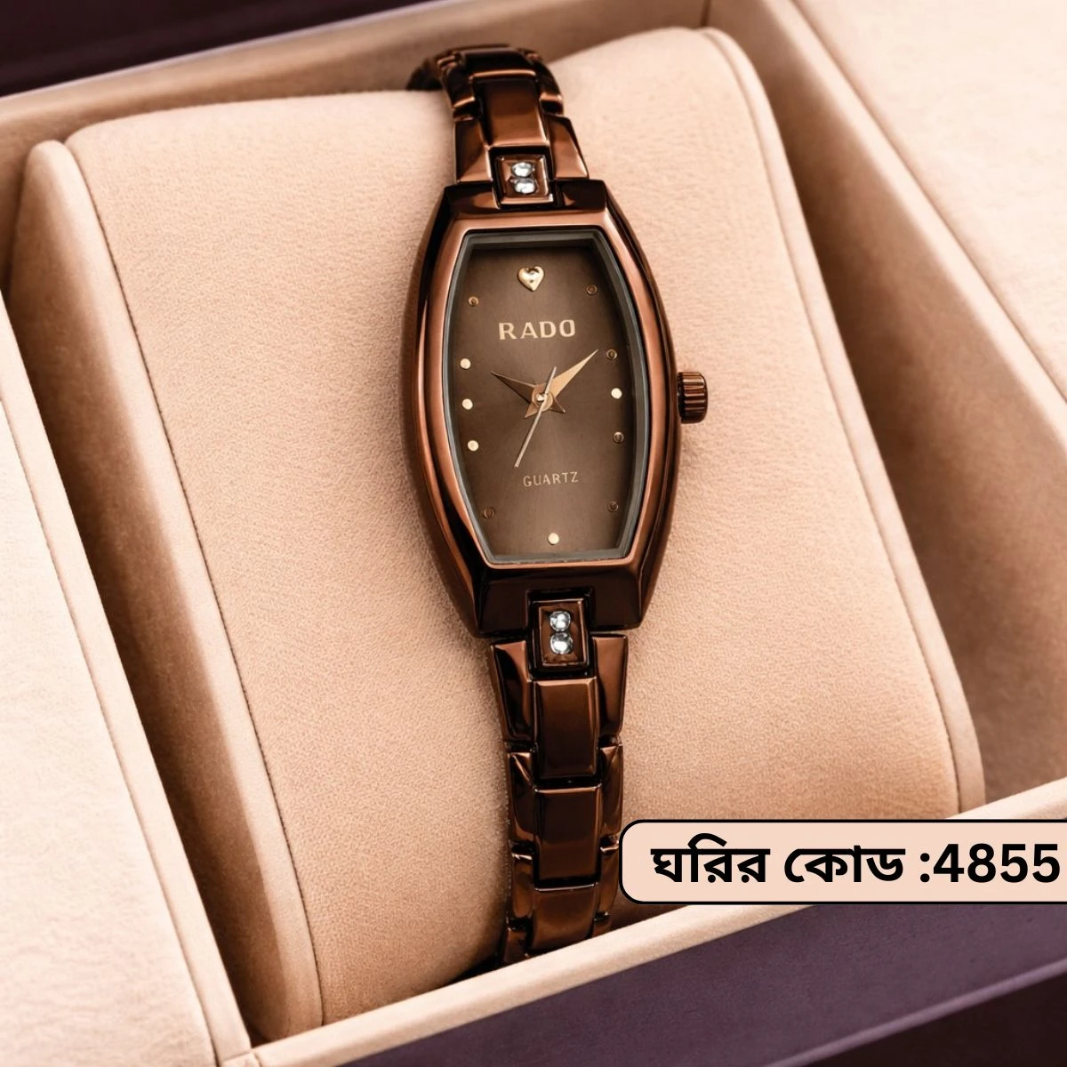 Rado Ladis Watch Model 6090 Rose Golden Colour Watch Ladis