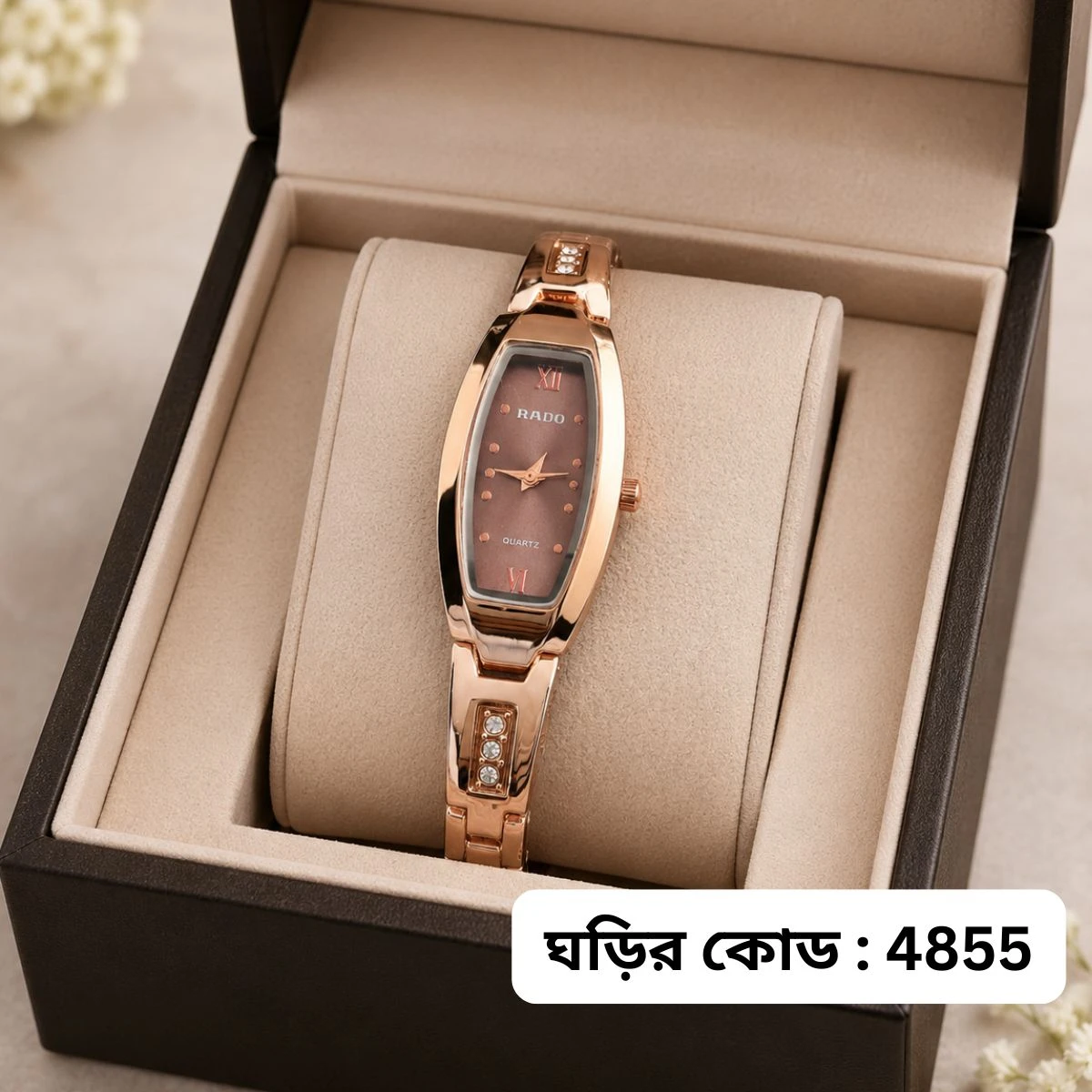 Rado Ladis Watch Model 6090 Rose Golden Colour Watch Ladis