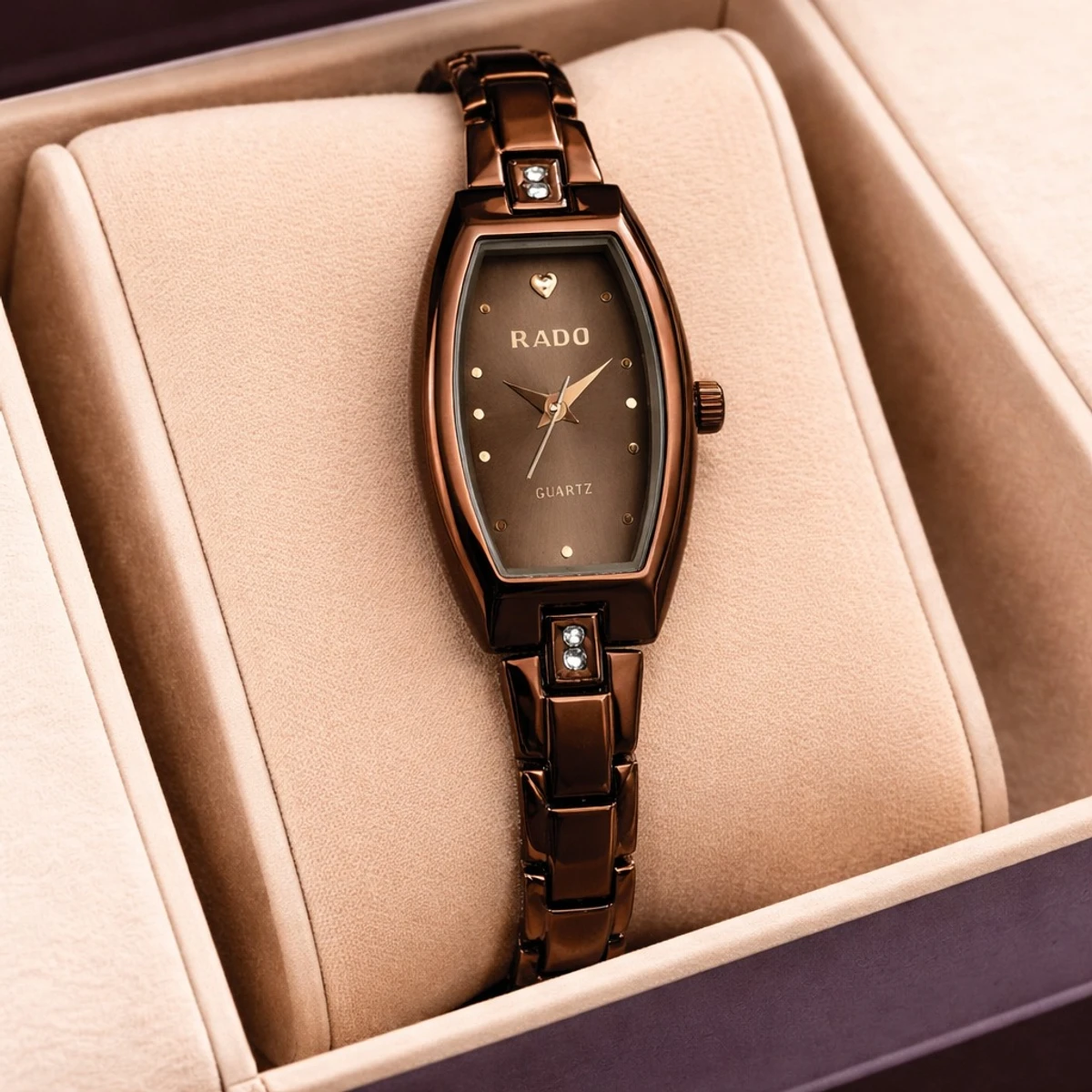 Rado Ladis Watch Model 6090 Rose Golden Colour Watch Ladis