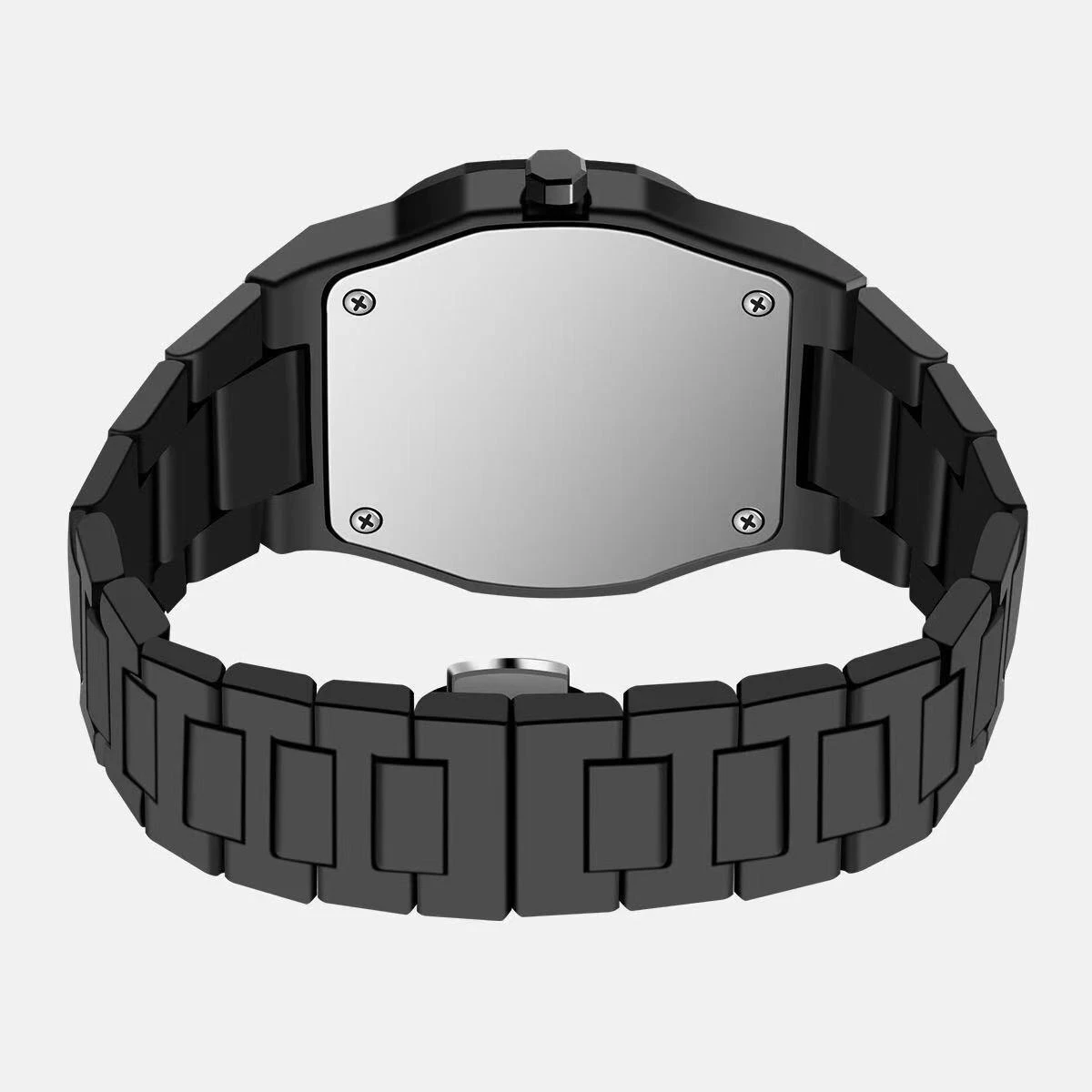 Arabic Plastic Carbon Fiber body Watch Full Black Colour Dial Arabic