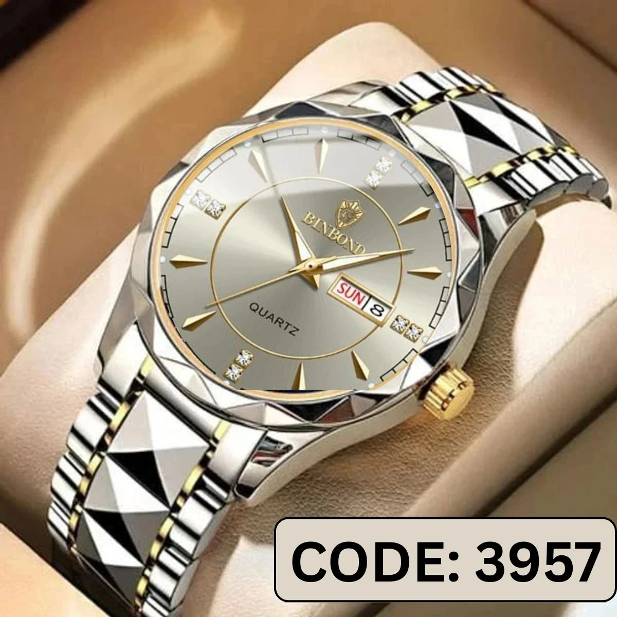 ORIGINAL BINBOND MODEL 550 WATCH FOR MAN TOTON AR DIAL ASH COLOUR WATCH