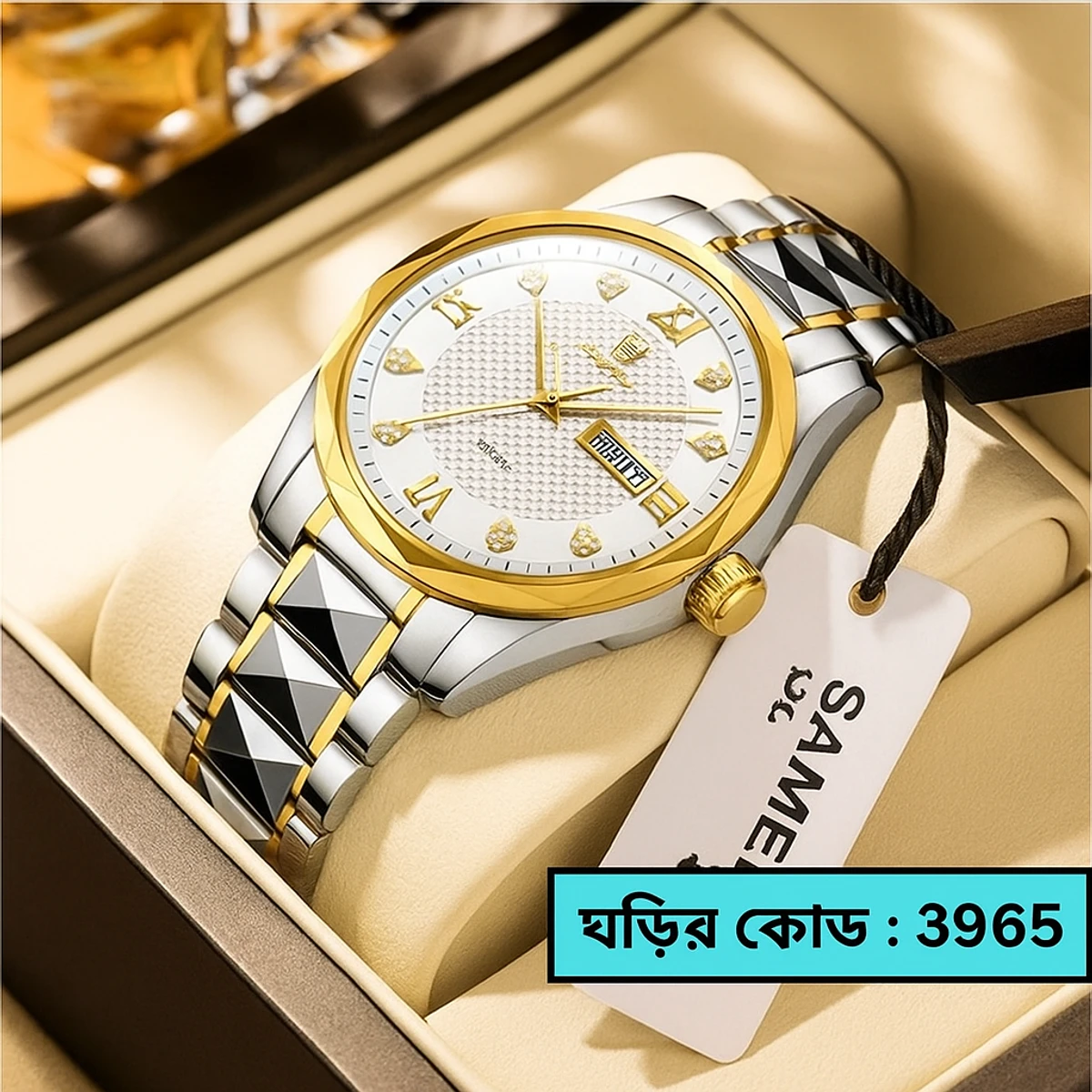 ORIGINAL POEDAGAR MODEL 998 WATCH FOR MAN TOTON AR DIAL WHITE COLOUR WATCH