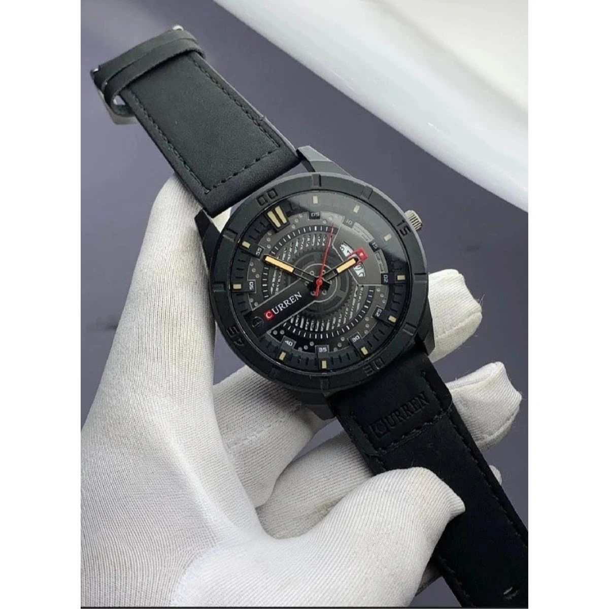 Curren Watch Model 8301 Full  Black Colour  Watch For Man