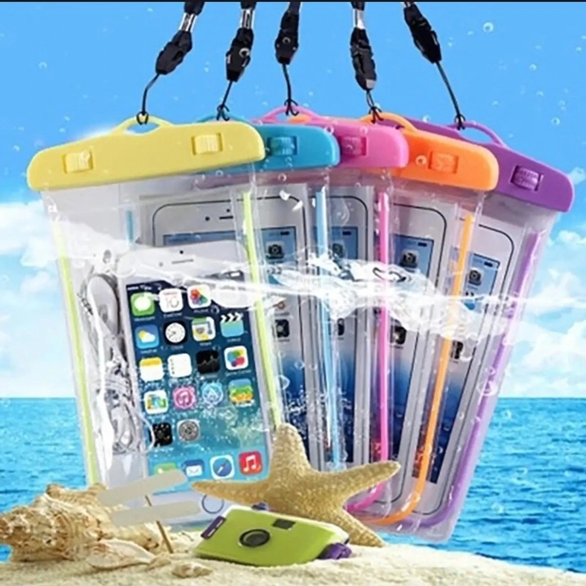 Mobile Waterproof Bags Water Proof Case For Phone , Diving and Swimming - Protect Your Mobile Underwater Multi-Color