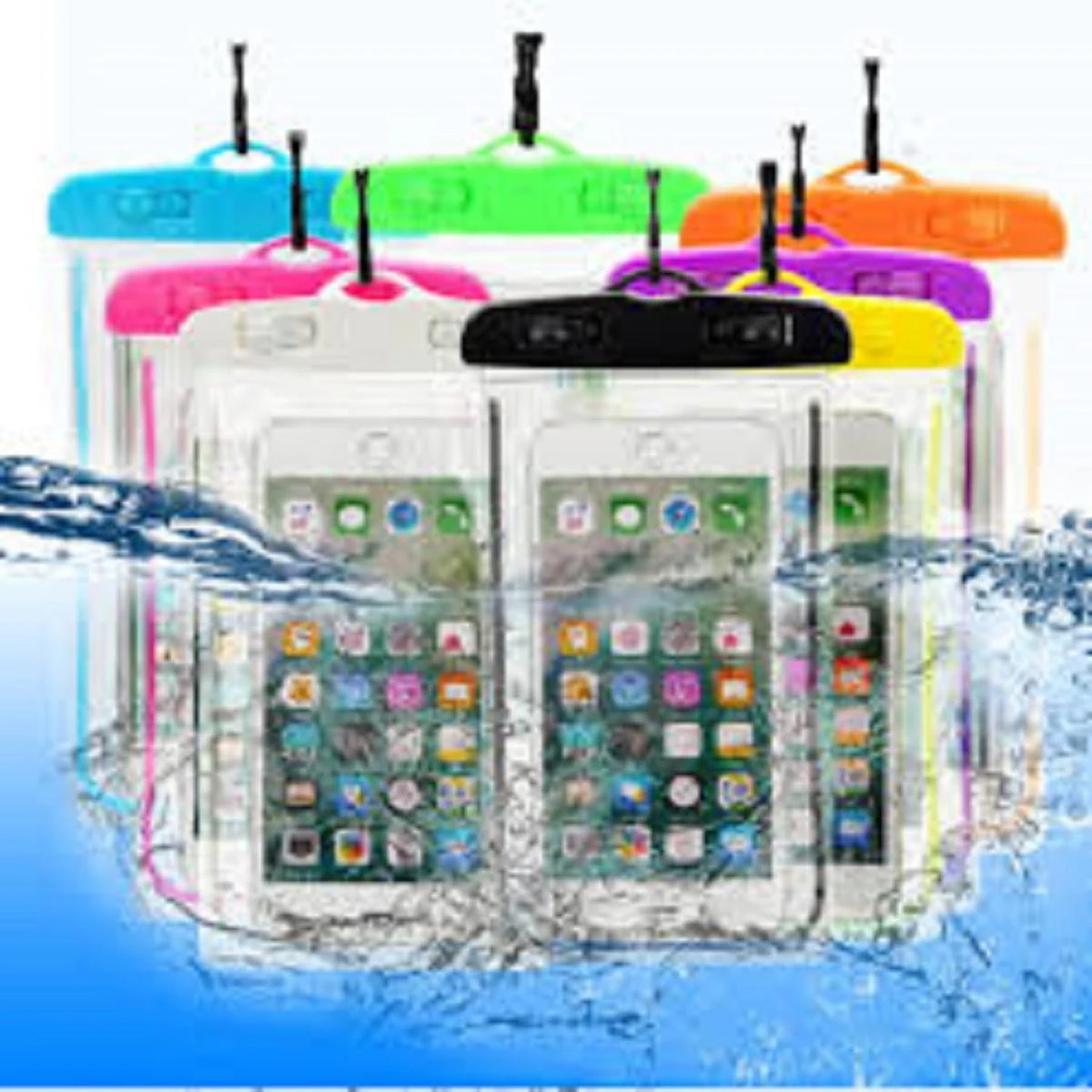 Mobile Waterproof Bags Water Proof Case For Phone , Diving and Swimming - Protect Your Mobile Underwater Multi-Color